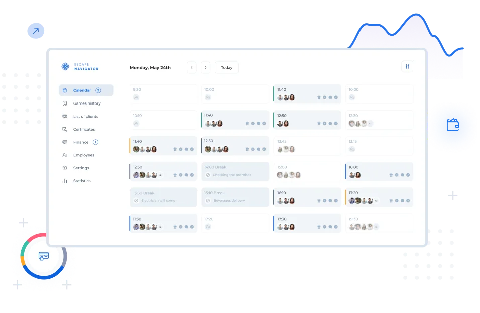CRM systém <br/> a online rezervační widgety